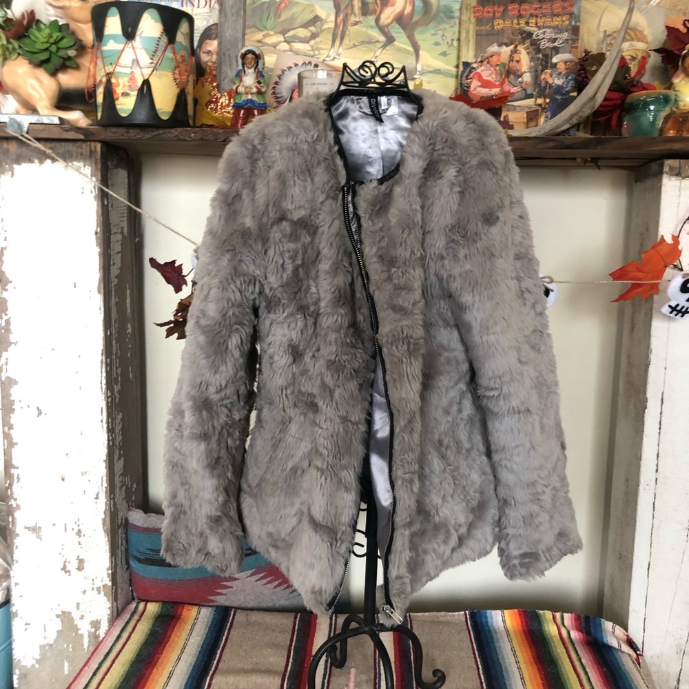 Faux fur coat